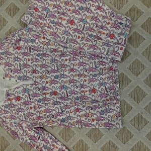 Roller rabbit LIMITED EDITION Newport Beach monkey Patterned Pajama Set